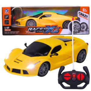 Carrinho de Controle Remoto Luz 1:16 Castela