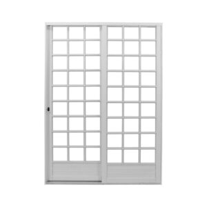 Porta de Aço Correr 215x160cm Branco