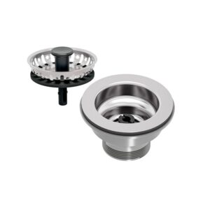 Válvula Tramontina para Pias e Cubas - Inox e Polipropileno sem Escape 3.1/2''