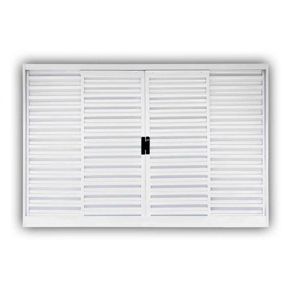 Veneziana de A?o Correr 100x120cm - MGM 1 Veneziana de Aço Correr 100x120cm - MGM