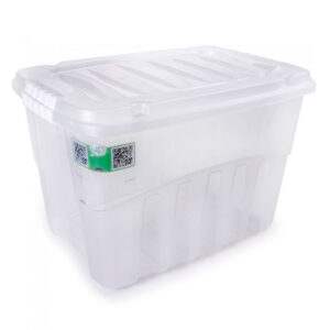 Caixa Organizadora Alta Cristal 56L Plasútil