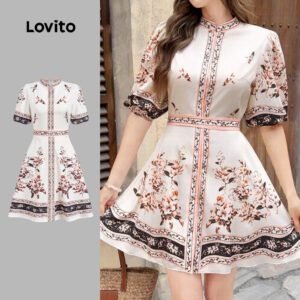 Vestido Elegante Estilo Nacional - Primavera/Verão