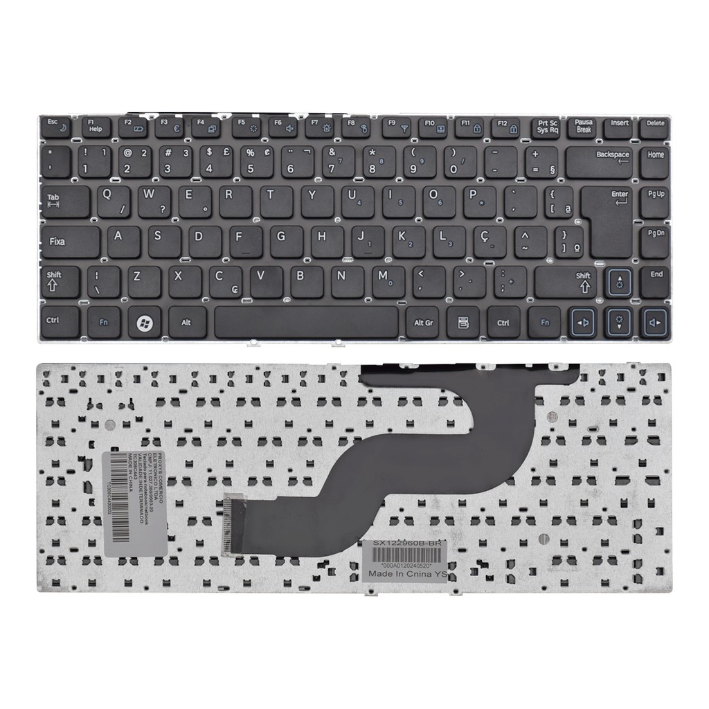 Teclado Notebook Samsung RV411/415/419/420 1 Teclado para Notebook Samsung RV411 RV415 RV419 RV420