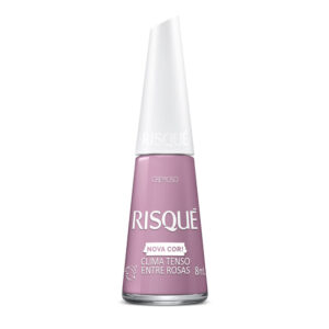 Esmalte Risqué Nova Cor Cremoso Cor Clima Tenso Entre Rosas 8ml