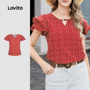 Blusa Casual Polka Dot Feminina