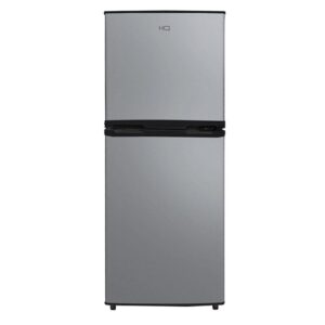 Geladeira Refrigerador Compacto HQ 140L Duplex Defrost, Baixo Consumo A+++ Preto/Cinza HQ-140RDF