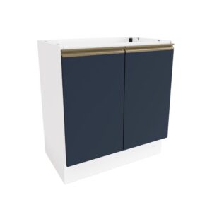 Balcão Celeste Kappesberg 80cm Branco/Azul