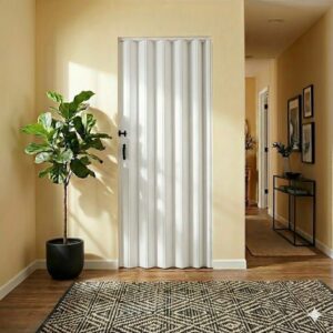 Porta Sanfonada PVC 210cm Branco