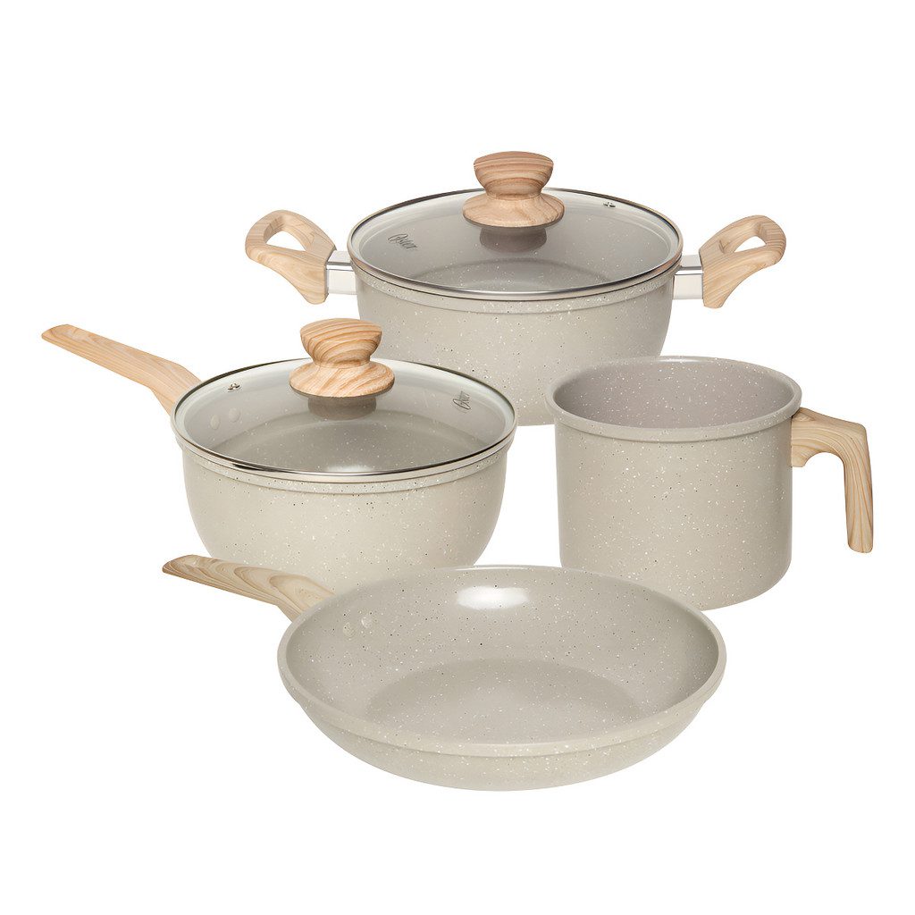 Conjunto de Panelas Cer?mica 4 Pe?as Oster 1 Conjunto de Panelas Cerâmica 4 Peças Oster