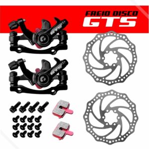 Kit Freio Disco Mecânico GTS - Par Pinça Rotor
