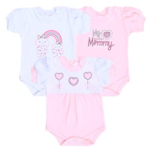 Body Bebê Petutinha Mommy - 3 Peças