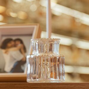 Vaso de Vidro Minimal Lyor 6cm x 8,5cm