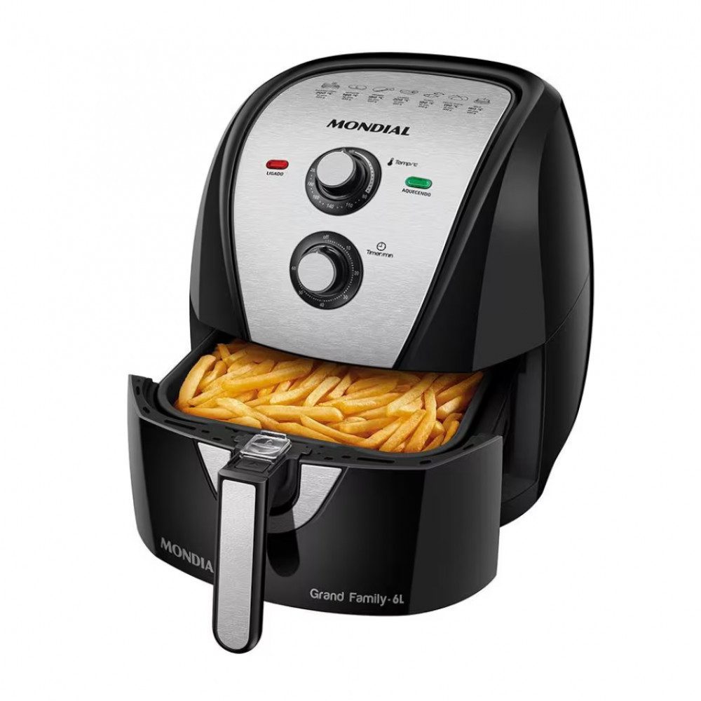 Fritadeira El?trica Air Fryer Mondial 6L 1 Fritadeira Elétrica Air Fryer Mondial 6L
