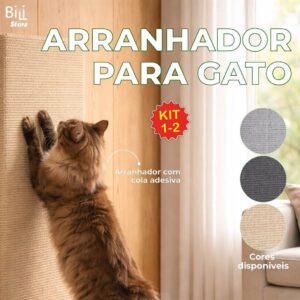 Arranhandor para Gatos Adesivo Protetor Sofá Carpete 30x60cm