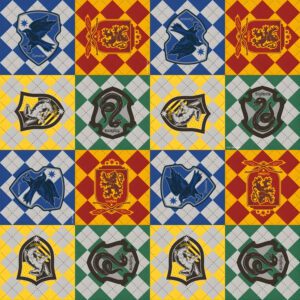 Folha Ovos de Páscoa Harry Potter - Casas Hogwarts