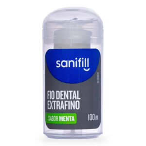 Fio Dental Sanifill Extra Fino 100m - Menta
