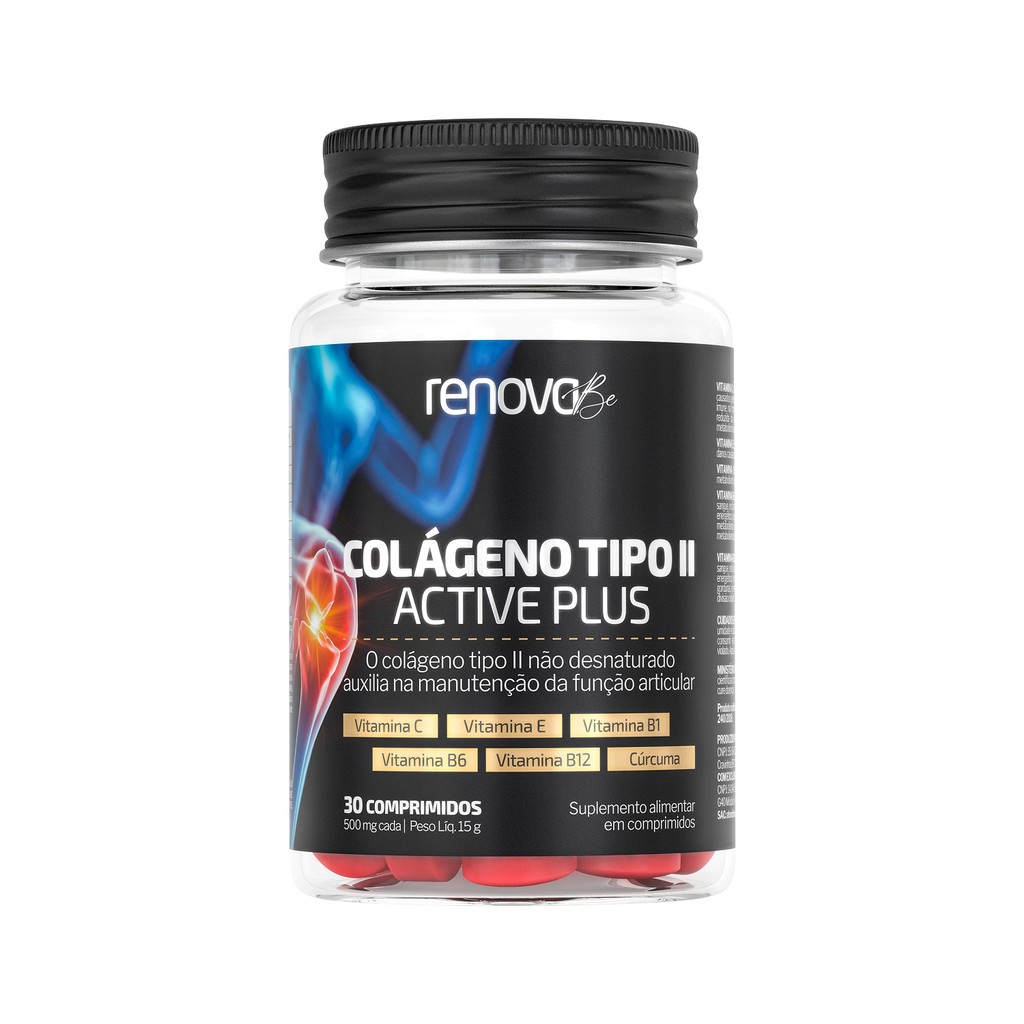 Col?geno Tipo II Active Plus - Renova Be 1 Colágeno Tipo II Active Plus Renova Be