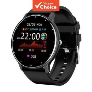 Smartwatch Fitness Monitor Bluetooth Tela Circular