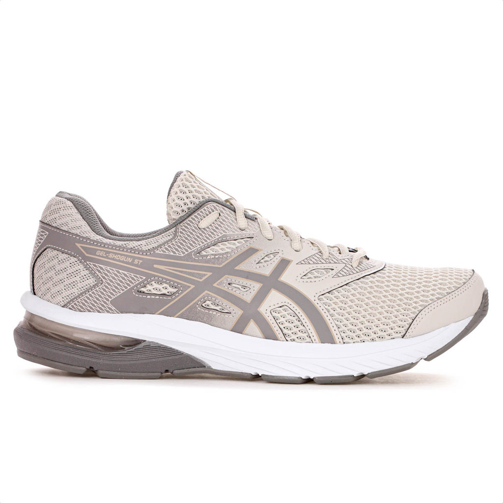 T?nis Asics Gel Shogun ST Off White Cinza Masculino 1 Tênis Asics Gel Shogun ST Off White e Cinza - Masculino