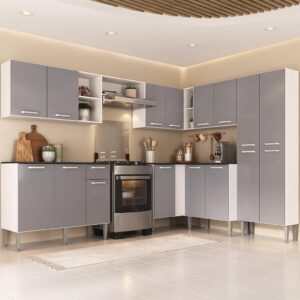 Armário Cozinha Modulada 432cm Pequim Pop
