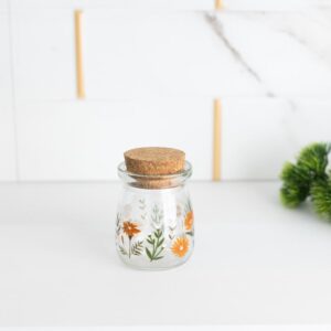 Porta Mantimento Vidro Redondo 100ml Lyor