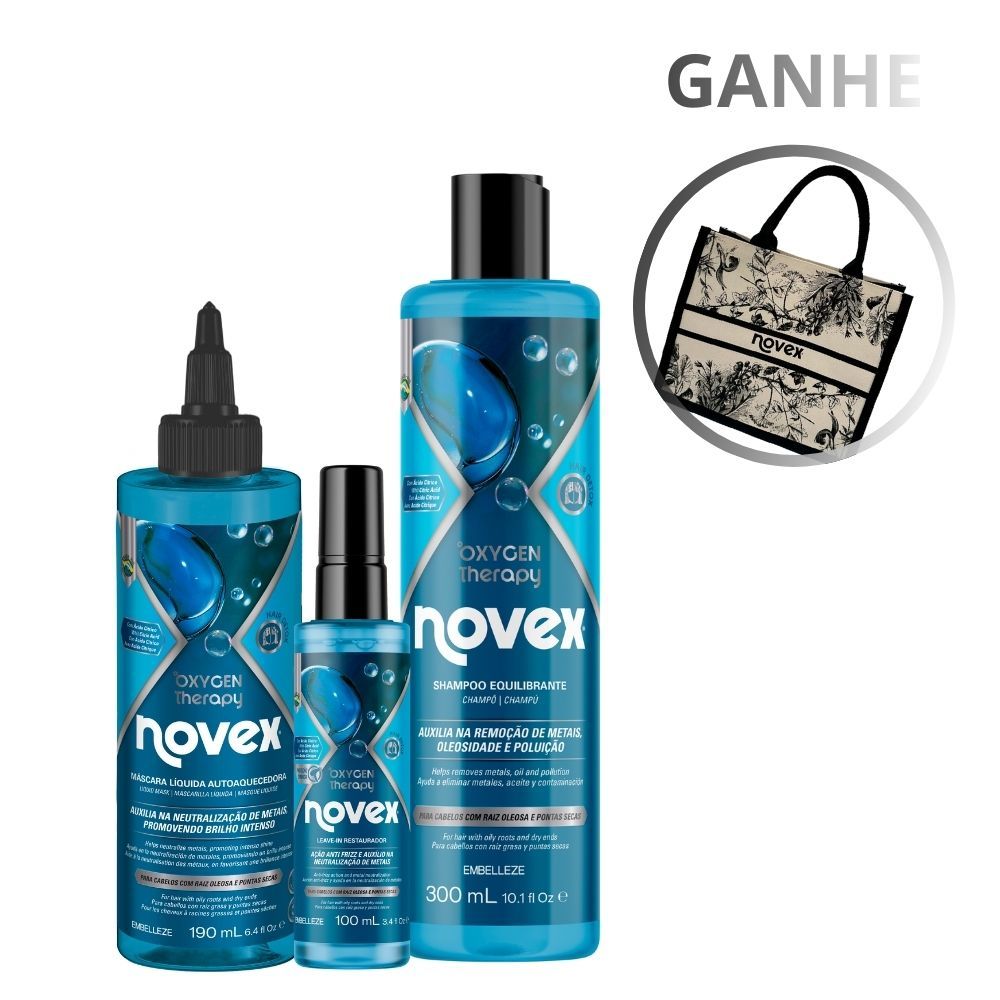 Kit Novex Oxygen Therapy - Cabelo Radiante 1 Kit Novex Oxygen Therapy - Cabelo Radiante