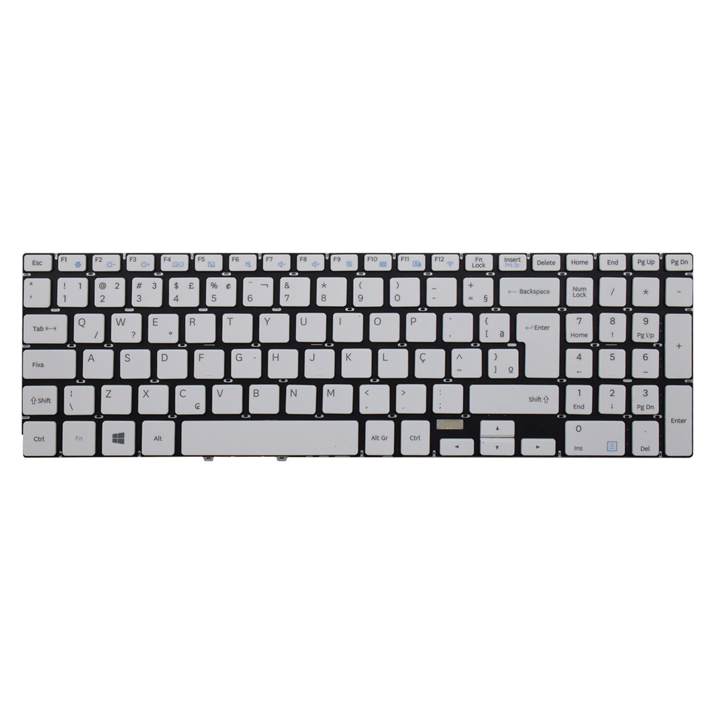Teclado para Notebook Samsung Expert NP350XBE Branco - Conectividade e Desempenho 1 Teclado para Notebook Samsung Expert NP350XBE Branco