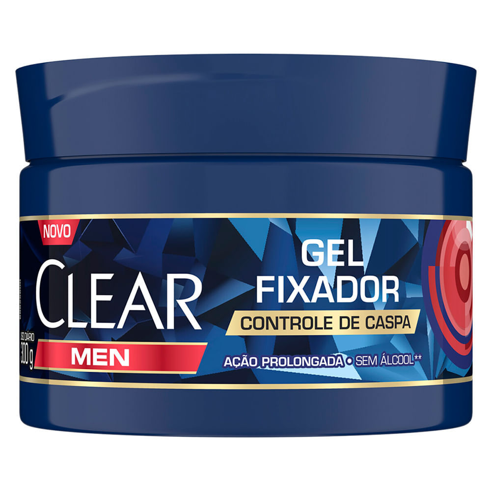 Clear Men Gel Fixador Controle de Caspas 300g 1 Gel Fixador Clear Men Controle de Caspas 300g