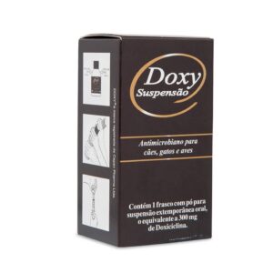 Antimicrobiano Para Cachorro Gato Ave Doxy Suspensão 300mg