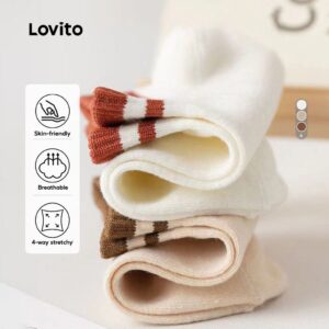 Meias Casuais Lisas Femininas LNA