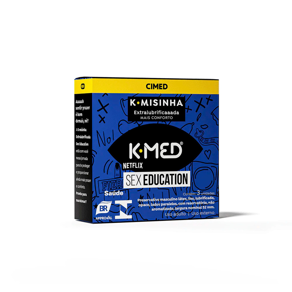 Preservativo K-Med Sex Education - 3 Unidades 1 Preservativo K-Med Sex Education - 3 Unidades
