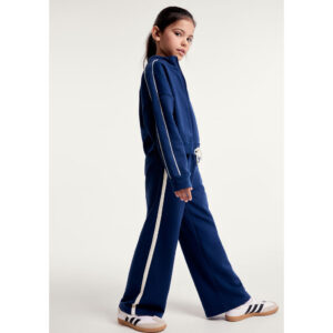 Calça Wide Leg Infantil Moletom Menina
