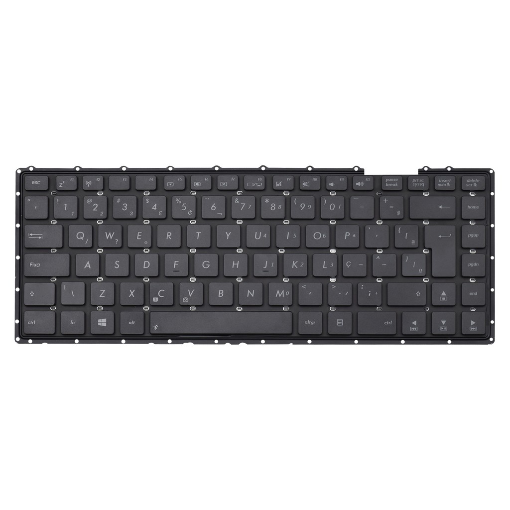 Teclado Notebook Asus Z450LA ABNT2 Preto 1 Teclado para Notebook Asus Z450LA WX007T | Preto ABNT2