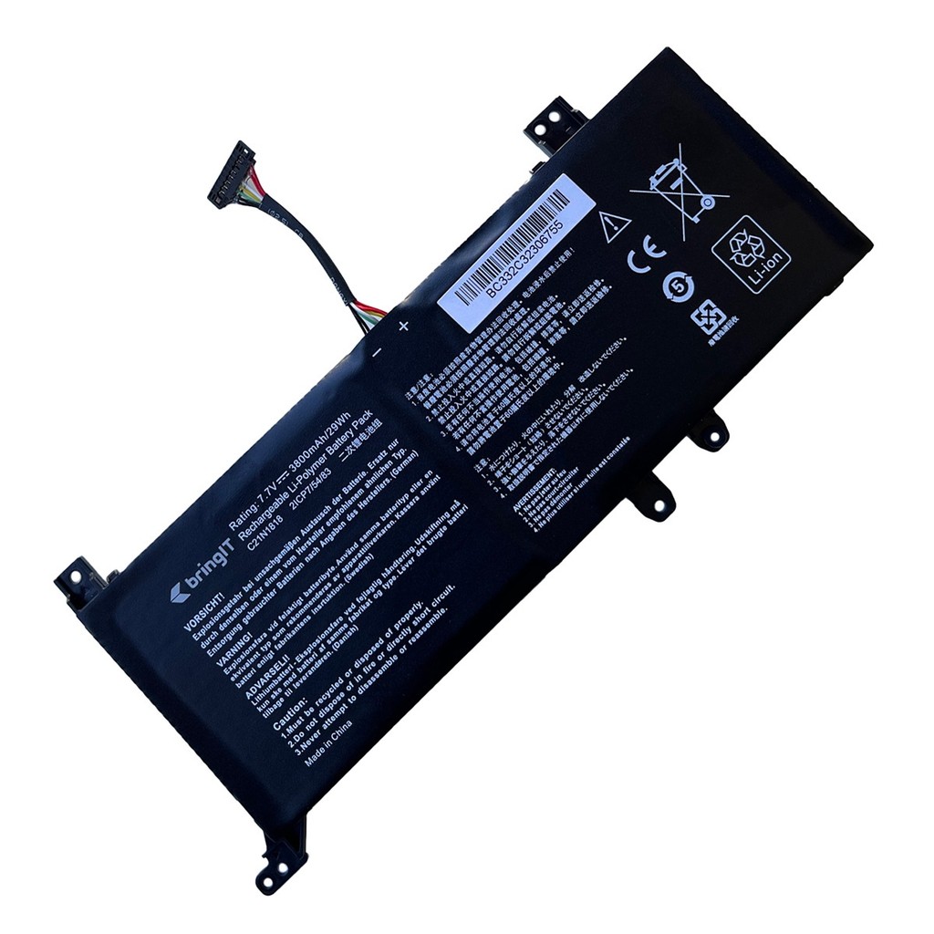 Bateria Notebook Asus Vivobook X1500EA 1 Bateria para Notebook Asus Vivobook X1500EA-EJ3666W 7.7 V