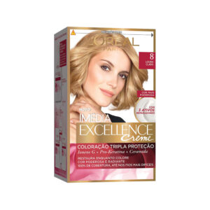 Tintura Imedia Exellence 8.0 Louro Claro 50ml