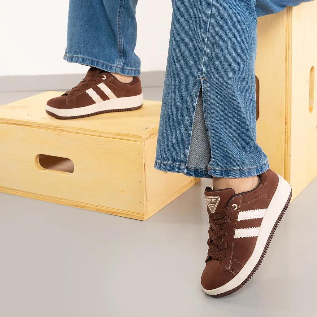 Tênis Quiz Casual Feminino - Conforto e Estilo 1 Tênis Quiz Casual Basic Feminino