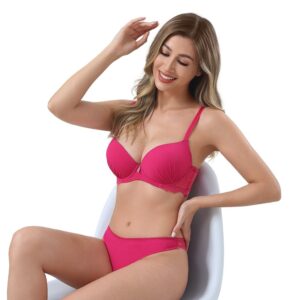 Conjunto Lingerie Renda Canelada Bojo Aro