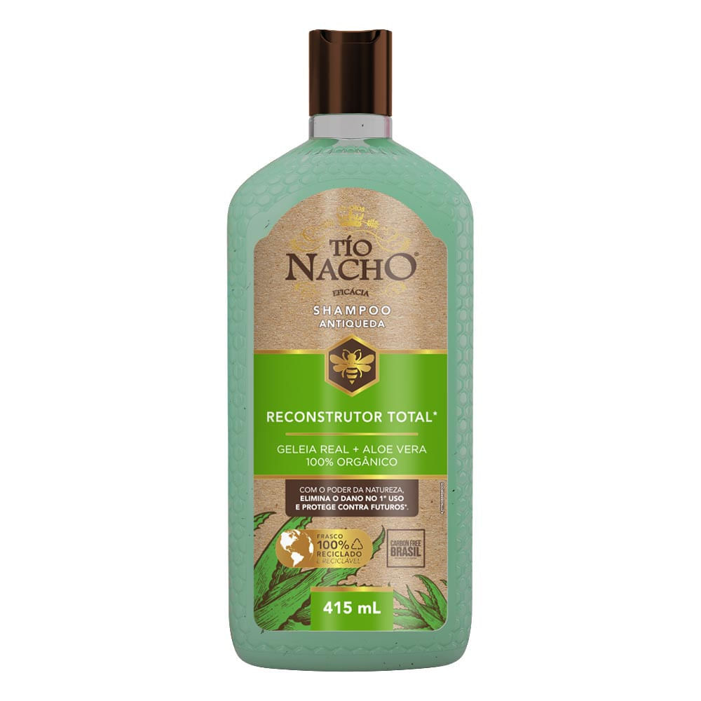 Shampoo Tio Nacho Reconstrutor 415ml 1 Shampoo Tio Nacho Reconstrutor Total 415ml