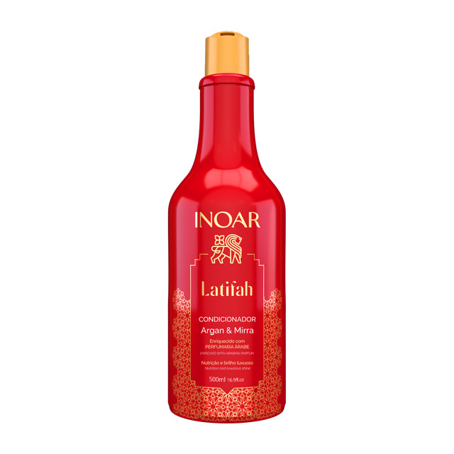Condicionador Argan e Mirra Inoar Latifah 500ml 1 Inoar Latifah Condicionador Argan e Mirra 500ml