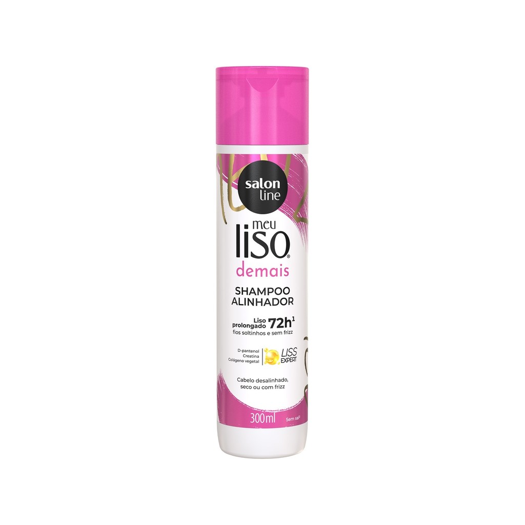 Shampoo Meu Liso Demais Salon Line - Frizz Control 1 Shampoo Meu Liso Demais 300ml Salon Line
