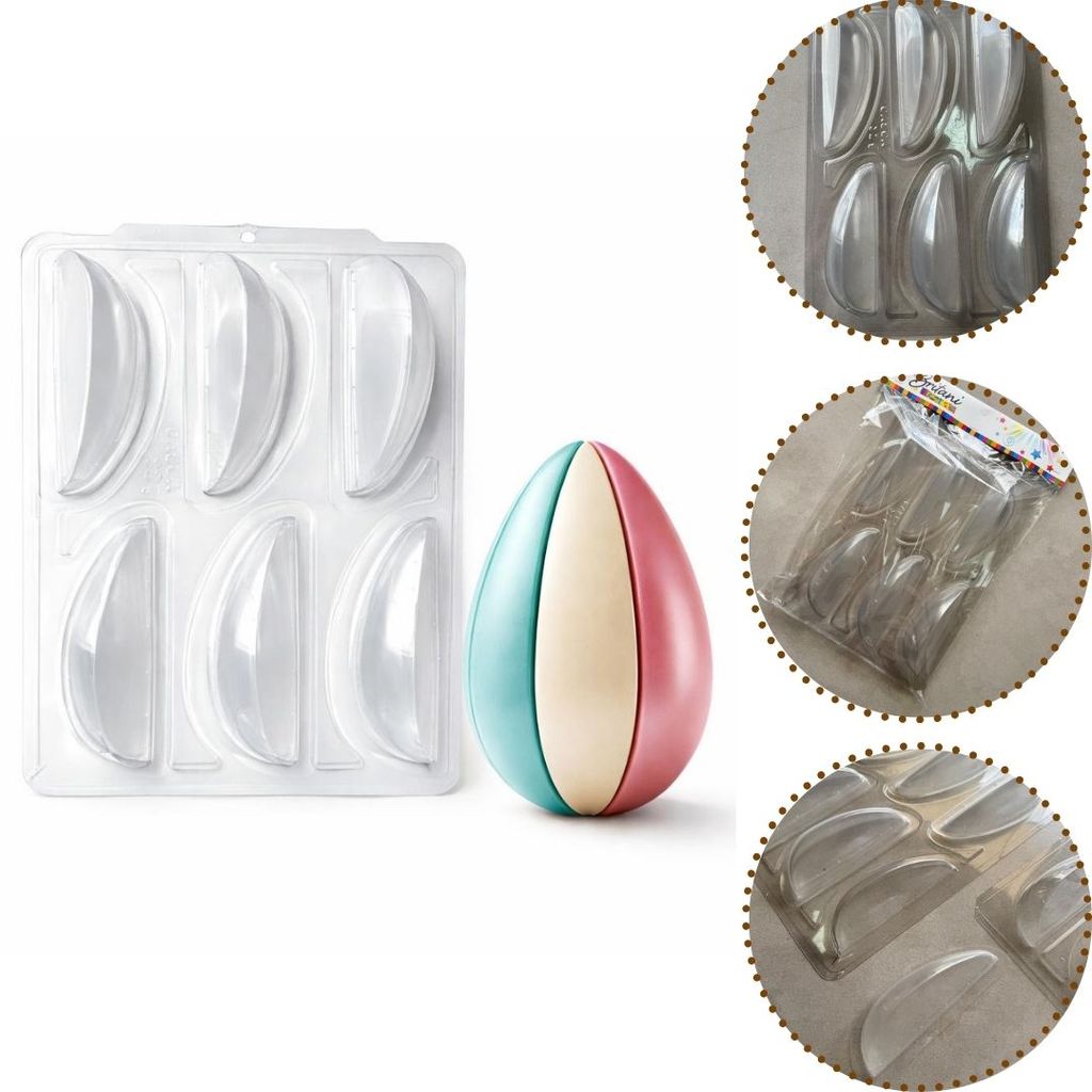 Forma Ovos de P?scoa 6 Fatias 250g 1 Forma Ovos de Páscoa 6 Fatias 250g