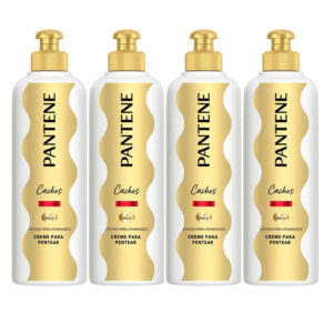 Kit 4 Cremes Para Pentear Pantene Cachos Hidra-Vitaminados 240g
