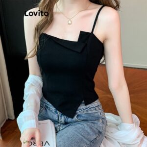 Regata Lisa Assimétrica Feminina Poliéster