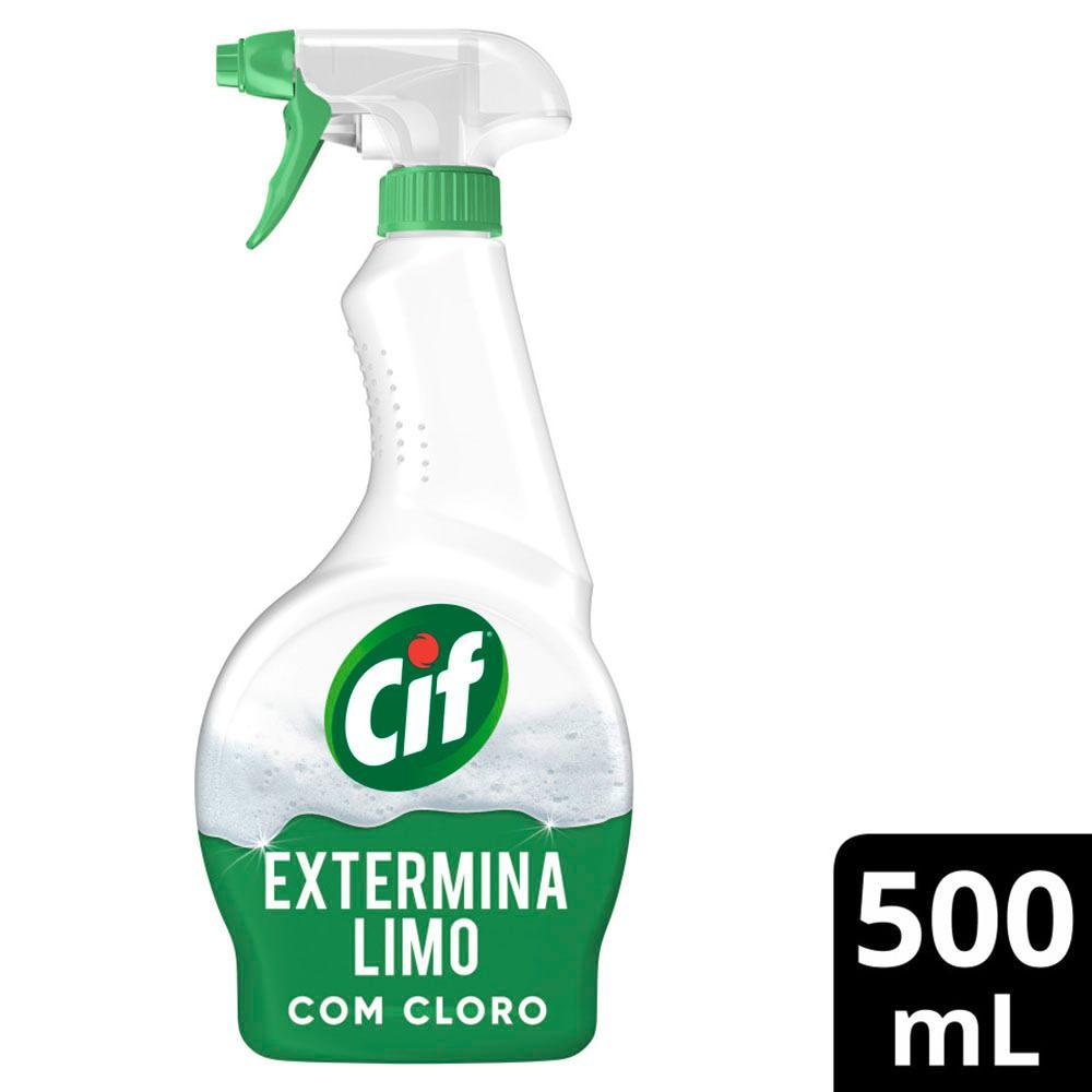 Desinfetante Cif Espuma Milagrosa 500ml 1 Desinfetante Cif Uso Geral Espuma Milagrosa Extermina Limo com Cloro 500ml