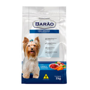 Ração Barão Raças Pequenas Carne Vegetais 1kg