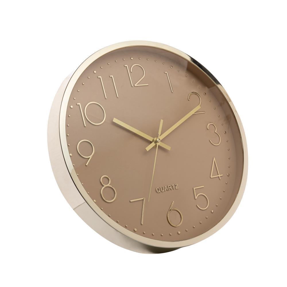 Rel?gio de Parede Nude Pl?stico 30,5cm 1 Relógio de Parede Nude Plástico 30,5cm