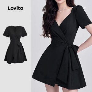 Vestido Envelope Preto Macio - Primavera/Verão