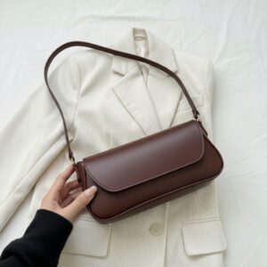 Bolsa Feminina Baguete Alça Ombro Sintético