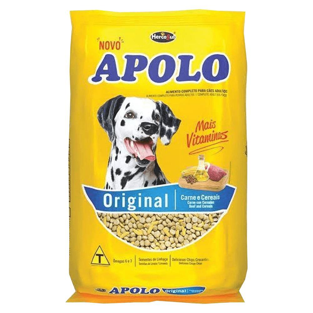 Ra??o Apolo C?es 10,1kg Original Carne 1 Ração Apolo Cães 10,1kg Original Carne