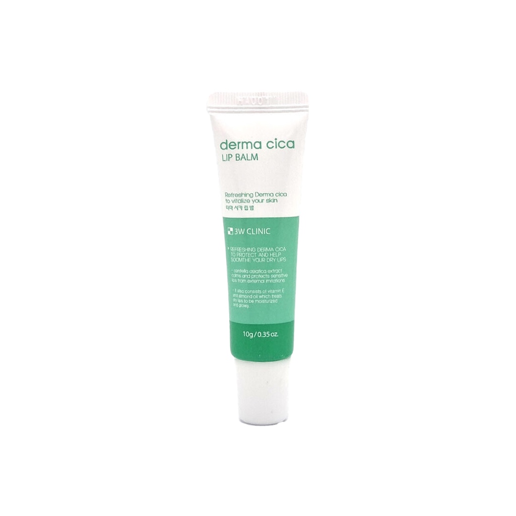 B?lsamo Labial 3w Clinic Derma Cica 10g 1 Bálsamo Labial 3w Clinic Derma Cica 10g